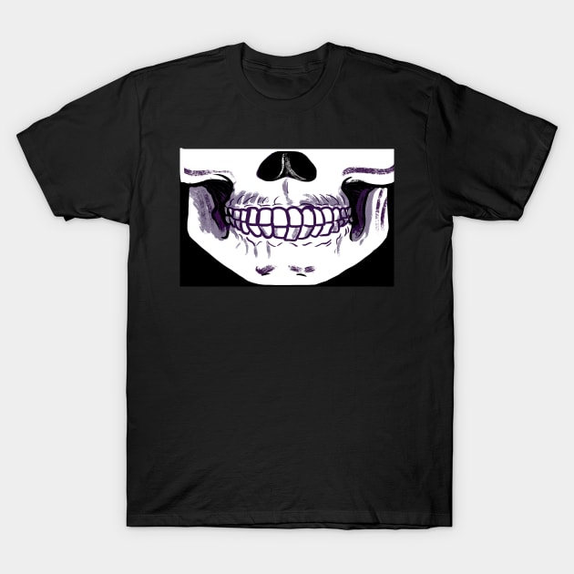 Halloween Skull Mask T-Shirt by Darth Tuba